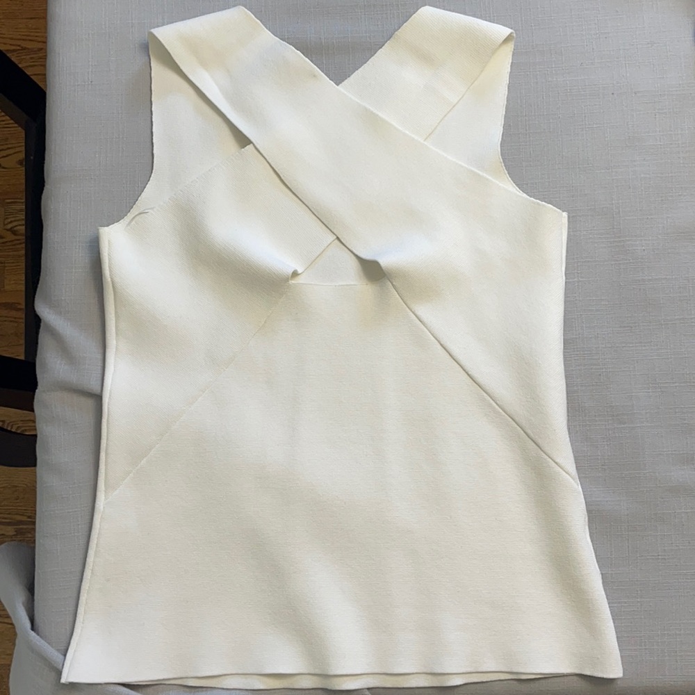 Never worn! Ann Taylor cris cross back blouse